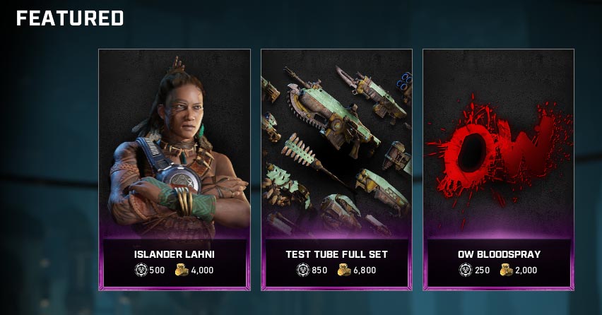 The featured items for the Gear Store for Sept 22, 2020