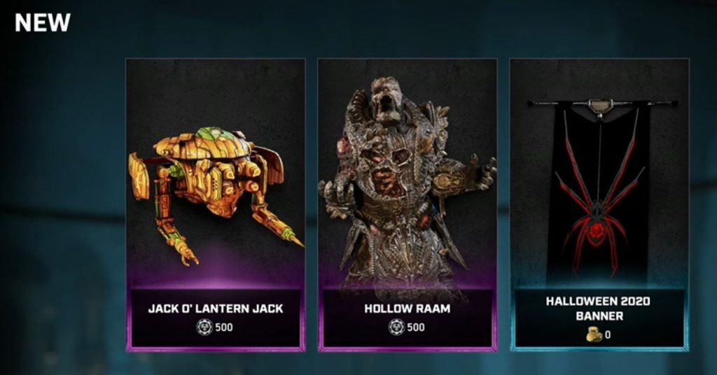 The new items in the Gears store for the week of October 20, 2020