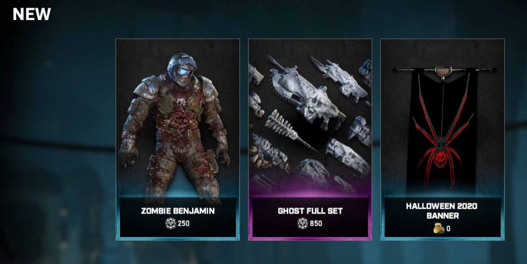 The new items in the Gears store for the week of Oct 27, 2020